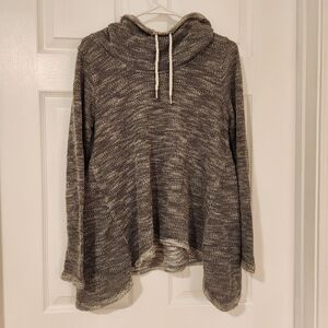 Calvin Klein Charcoal Cowl Neck Sweater